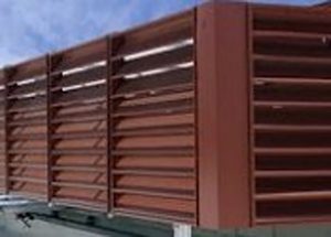 Custom Powder Coated Steel Rooftop Louvers