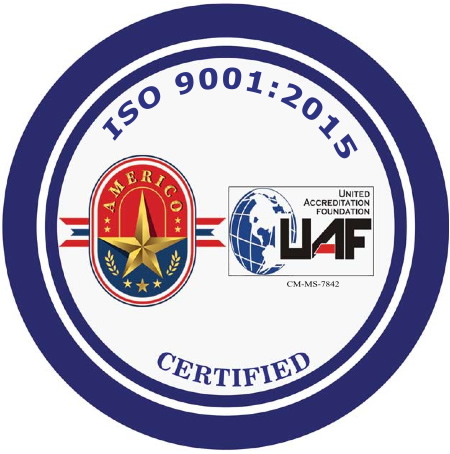 ISO 9001:2015 Certifications